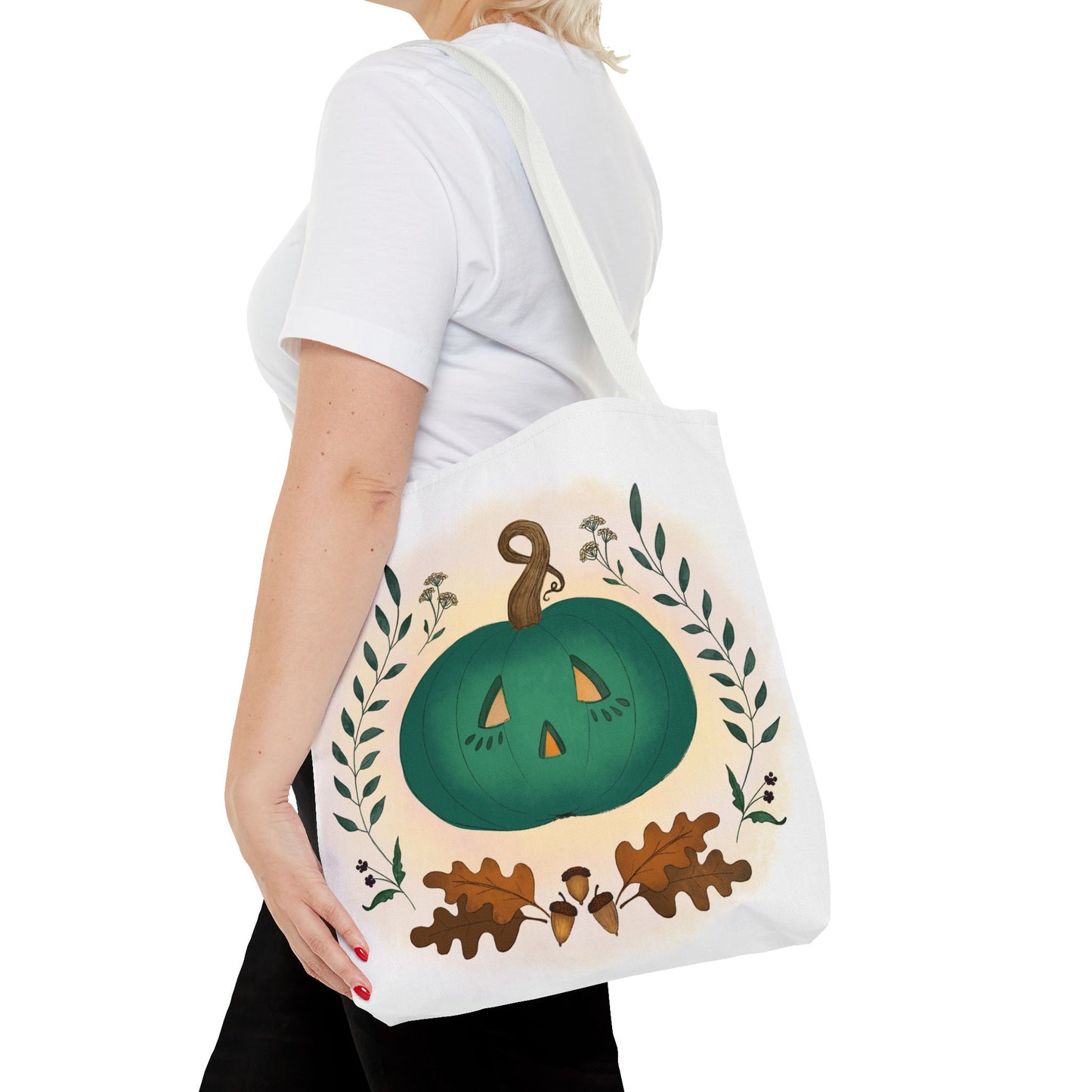 Autumn Pumpkin Vine Tote Bag