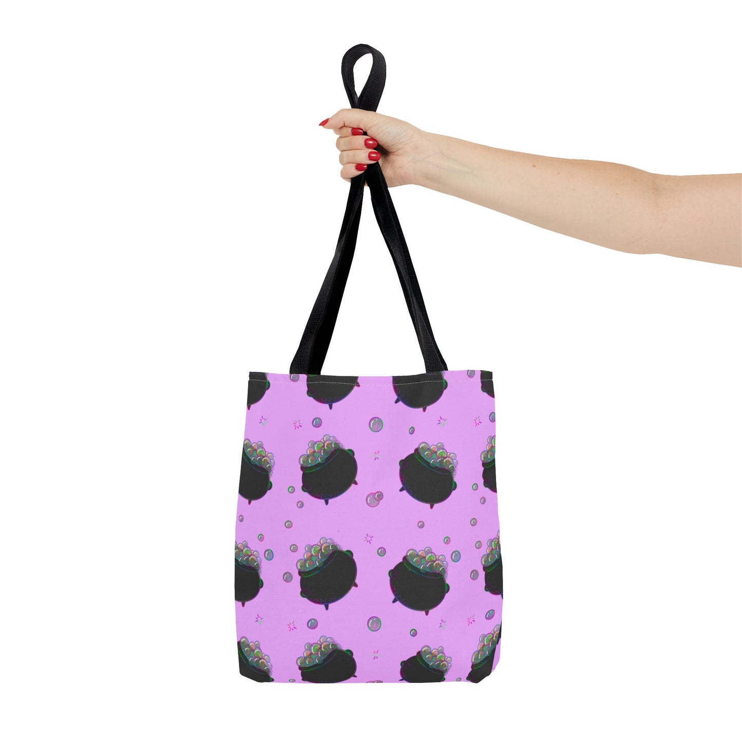 Pink cauldron Halloween Tote Bag