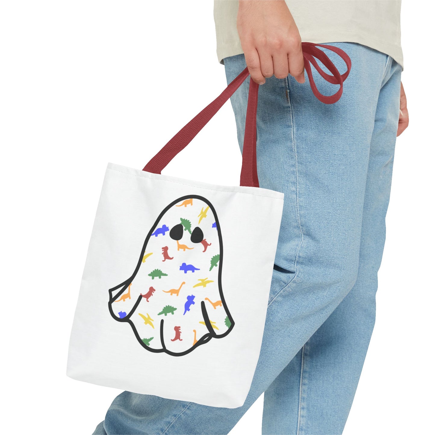 Dinosaur Boo Halloween Tote Bag