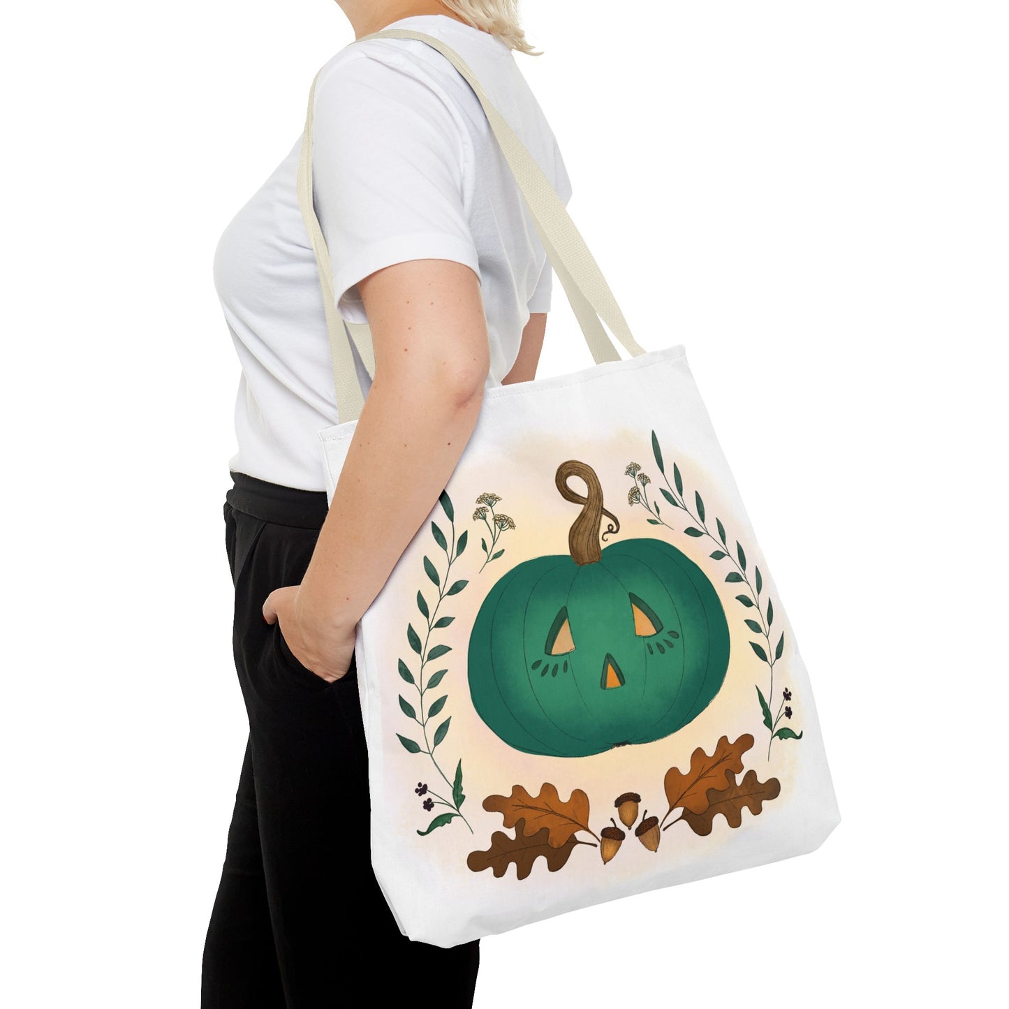 Autumn Pumpkin Vine Tote Bag