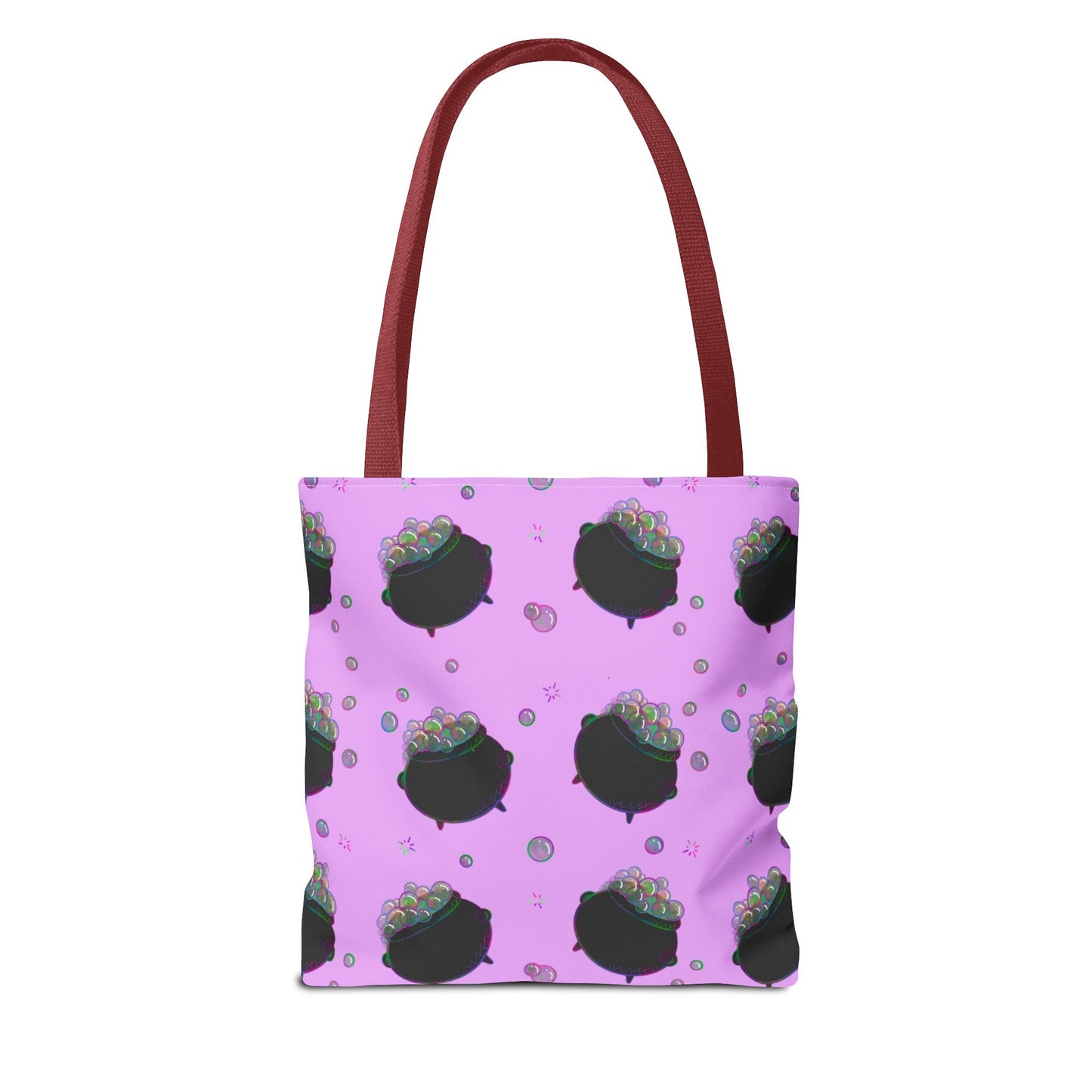 Pink cauldron Halloween Tote Bag