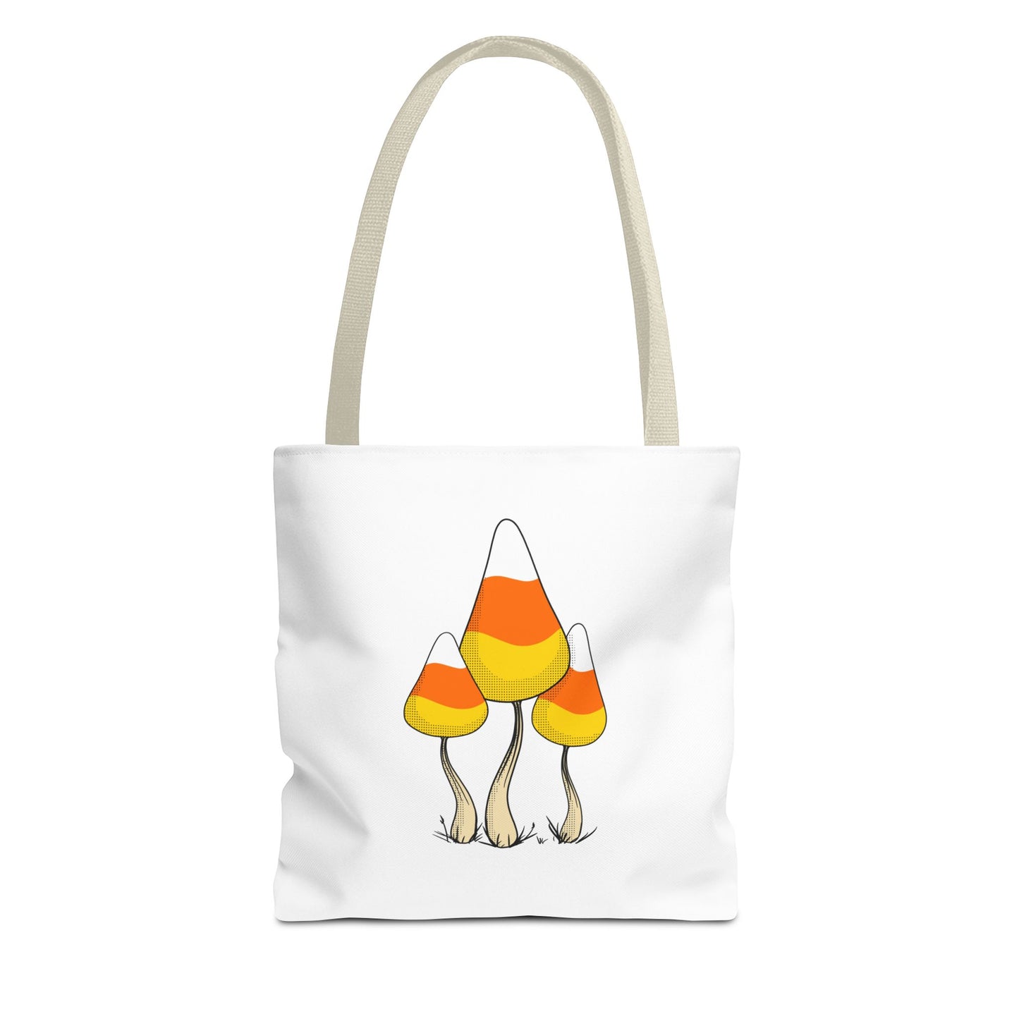 Candy Corn Mushroom Halloween Tote Bag