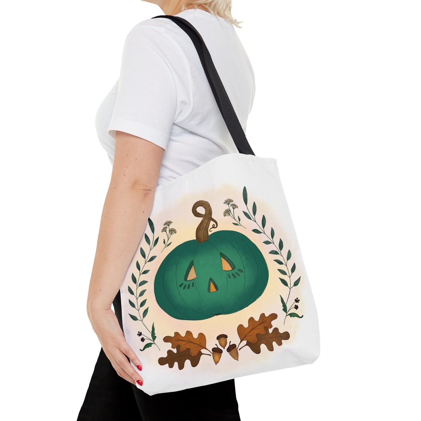 Autumn Pumpkin Vine Tote Bag