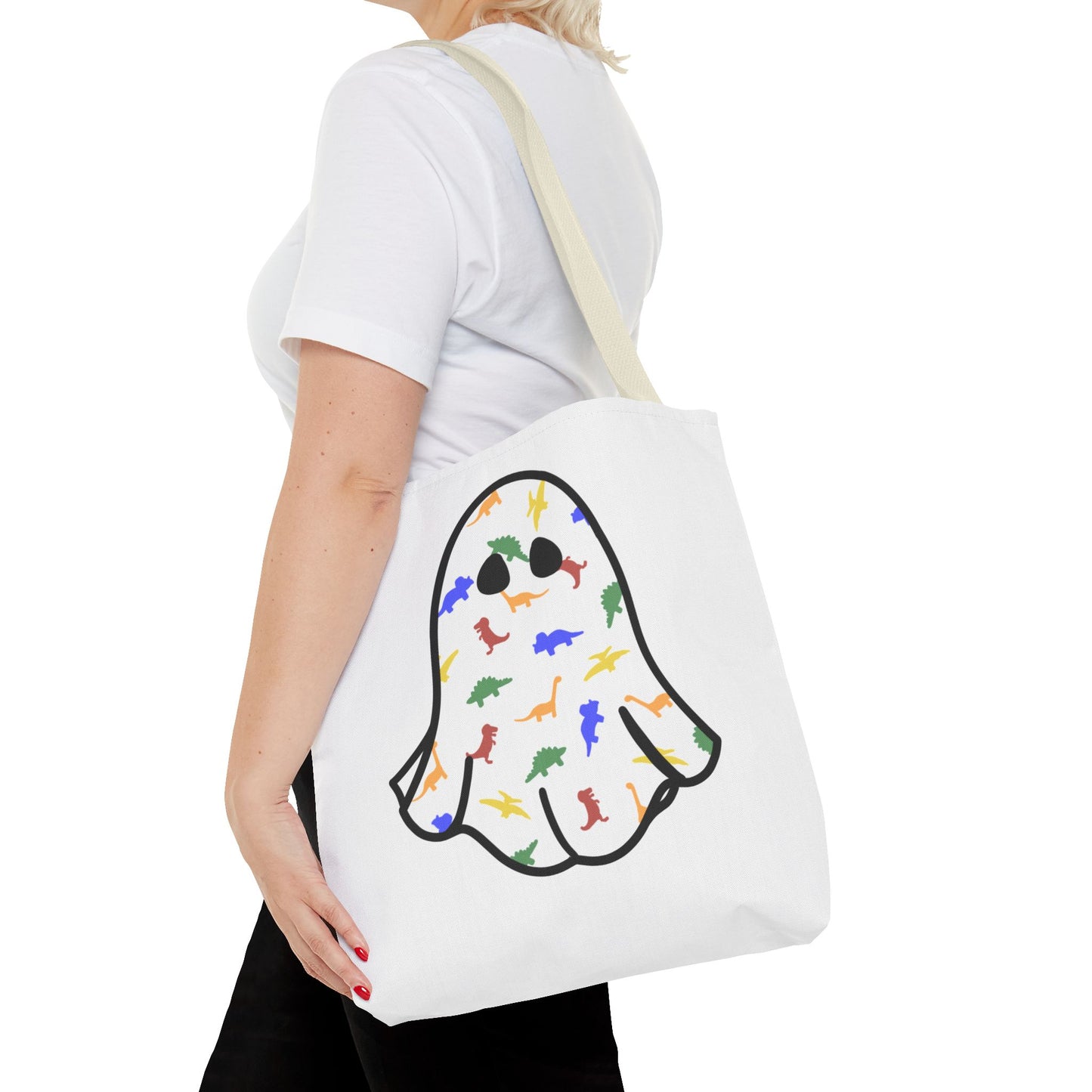 Dinosaur Boo Halloween Tote Bag