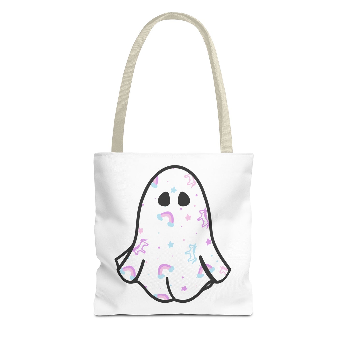 Unicorn Sheet Ghost Halloween Tote Bag