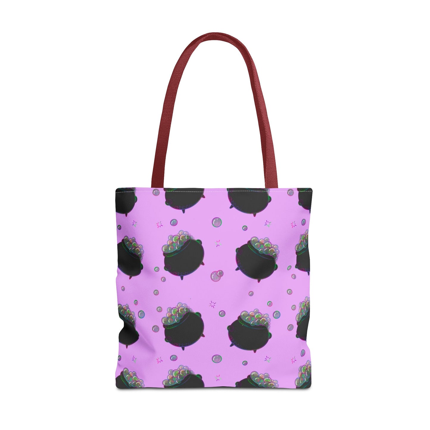 Pink cauldron Halloween Tote Bag