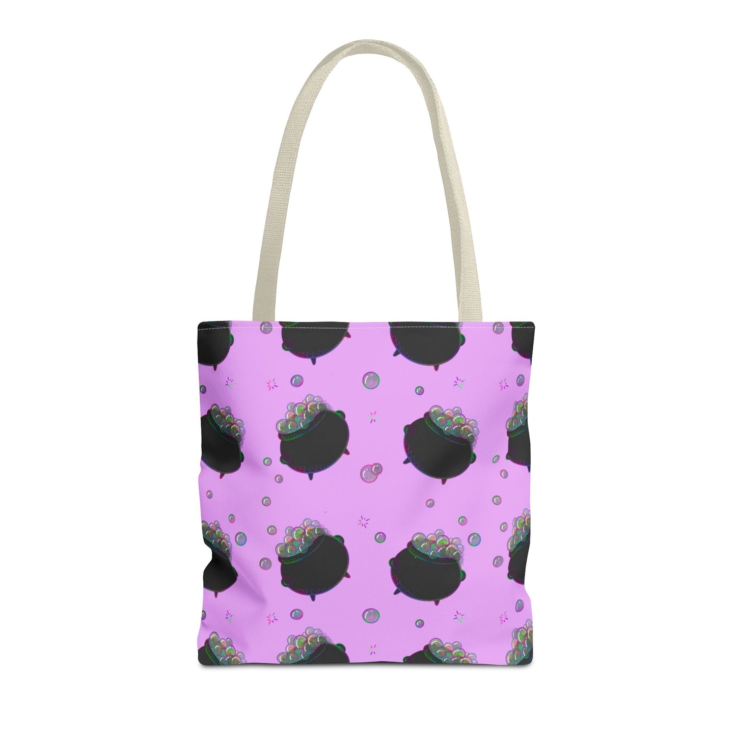 Pink cauldron Halloween Tote Bag