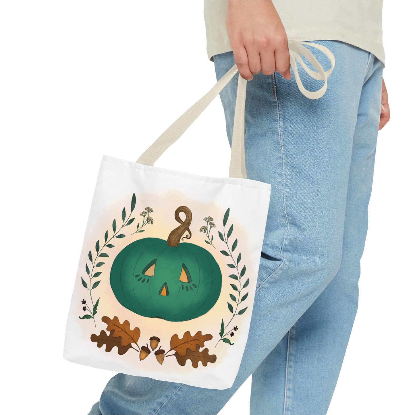 Autumn Pumpkin Vine Tote Bag