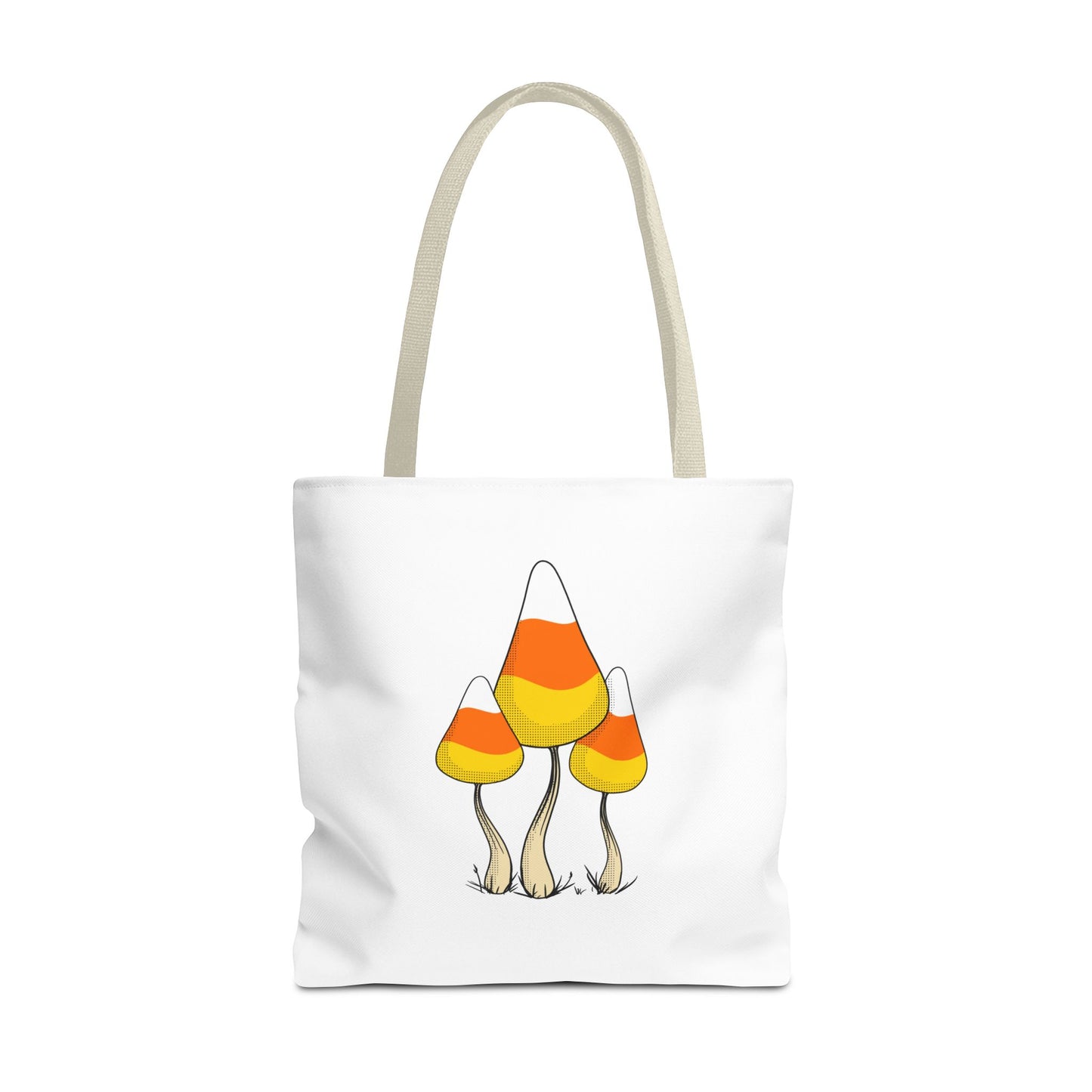 Candy Corn Mushroom Halloween Tote Bag