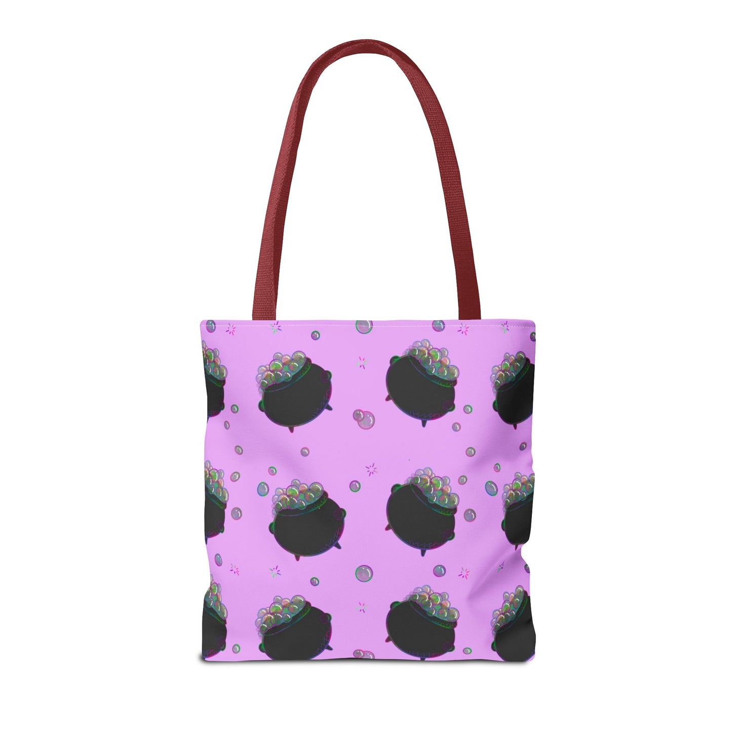 Pink cauldron Halloween Tote Bag