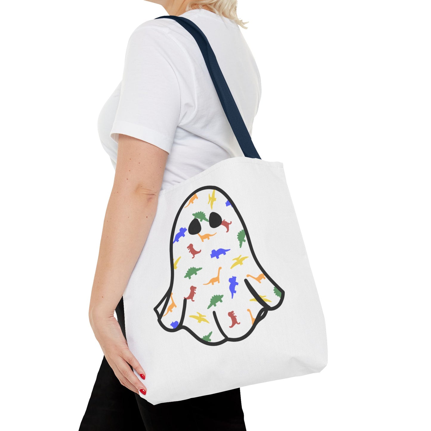 Dinosaur Boo Halloween Tote Bag