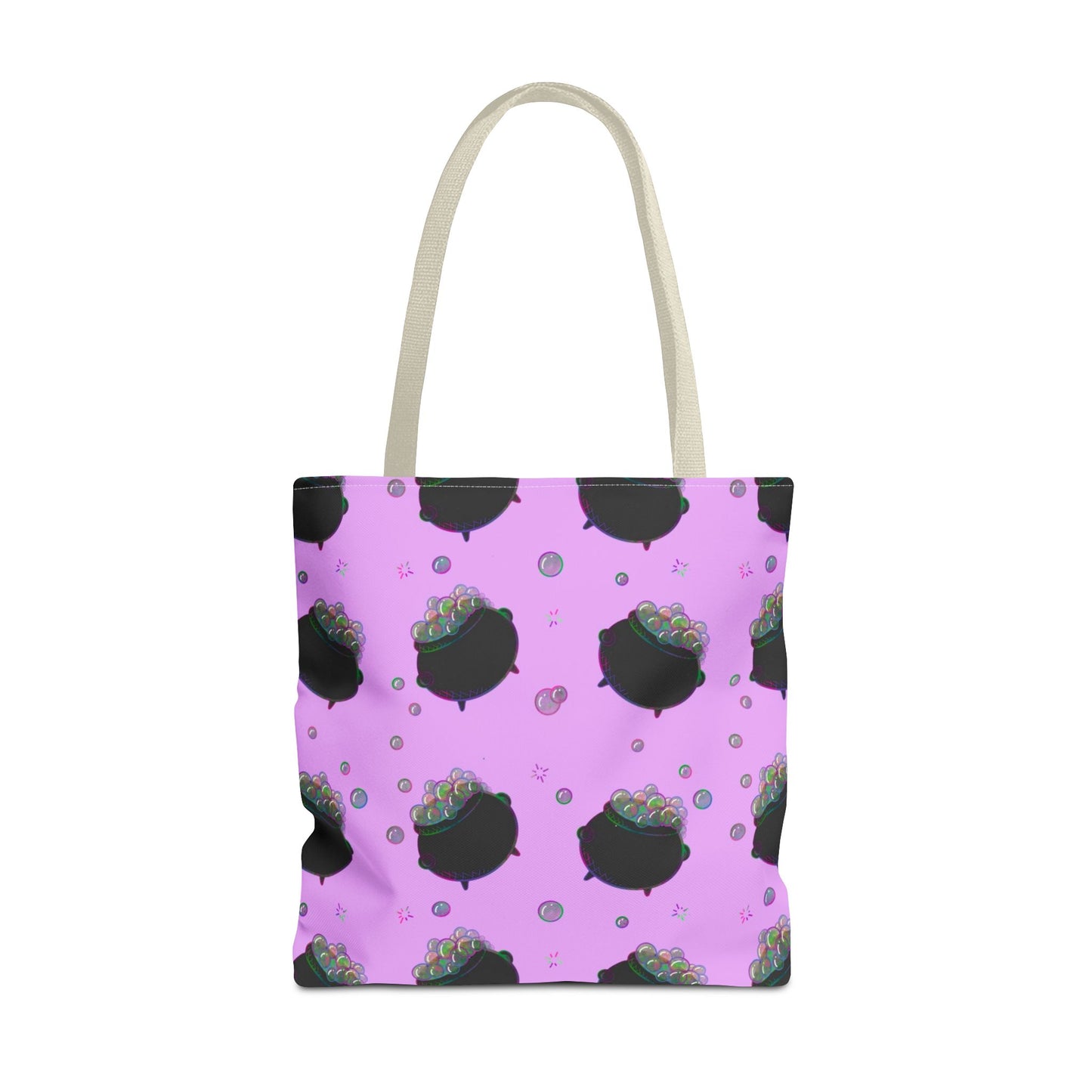 Pink cauldron Halloween Tote Bag