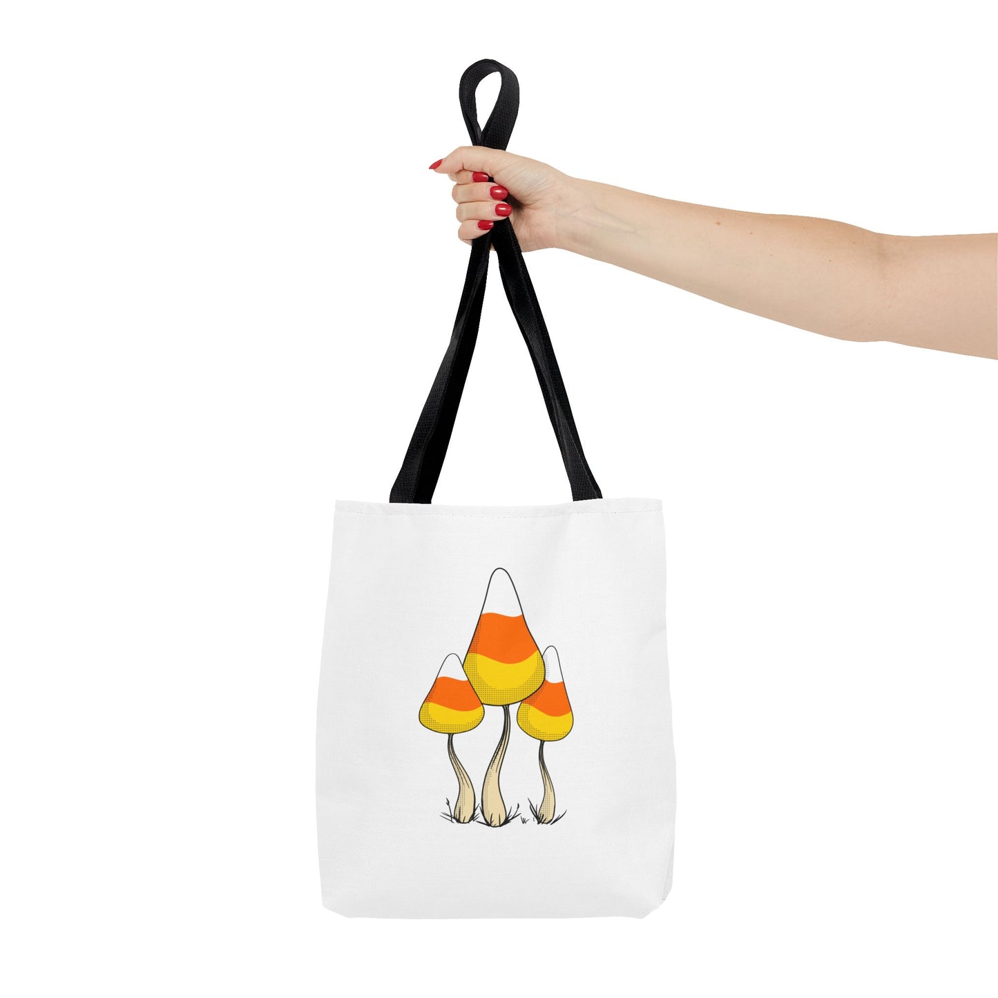 Candy Corn Mushroom Halloween Tote Bag