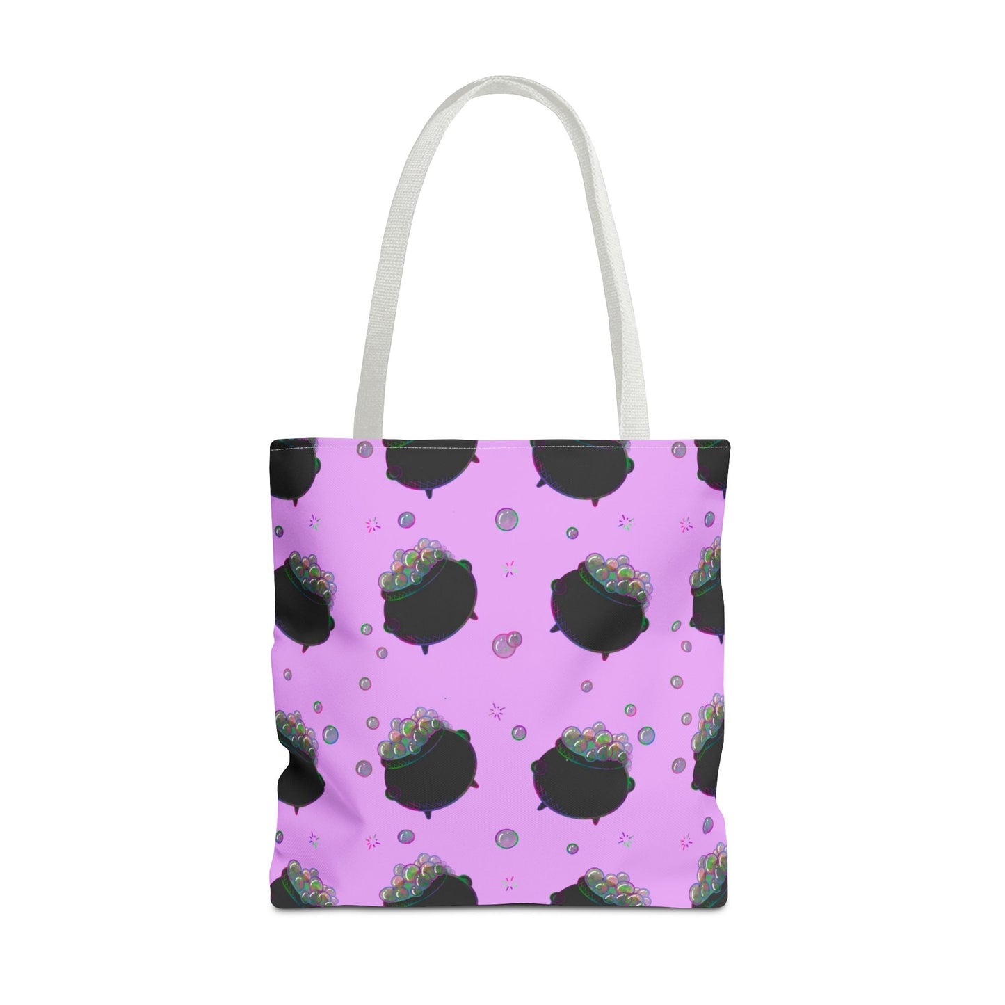 Pink cauldron Halloween Tote Bag