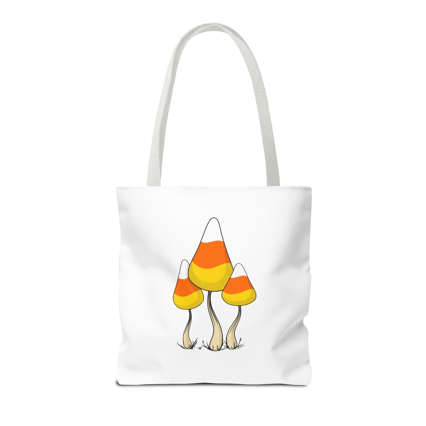 Candy Corn Mushroom Halloween Tote Bag