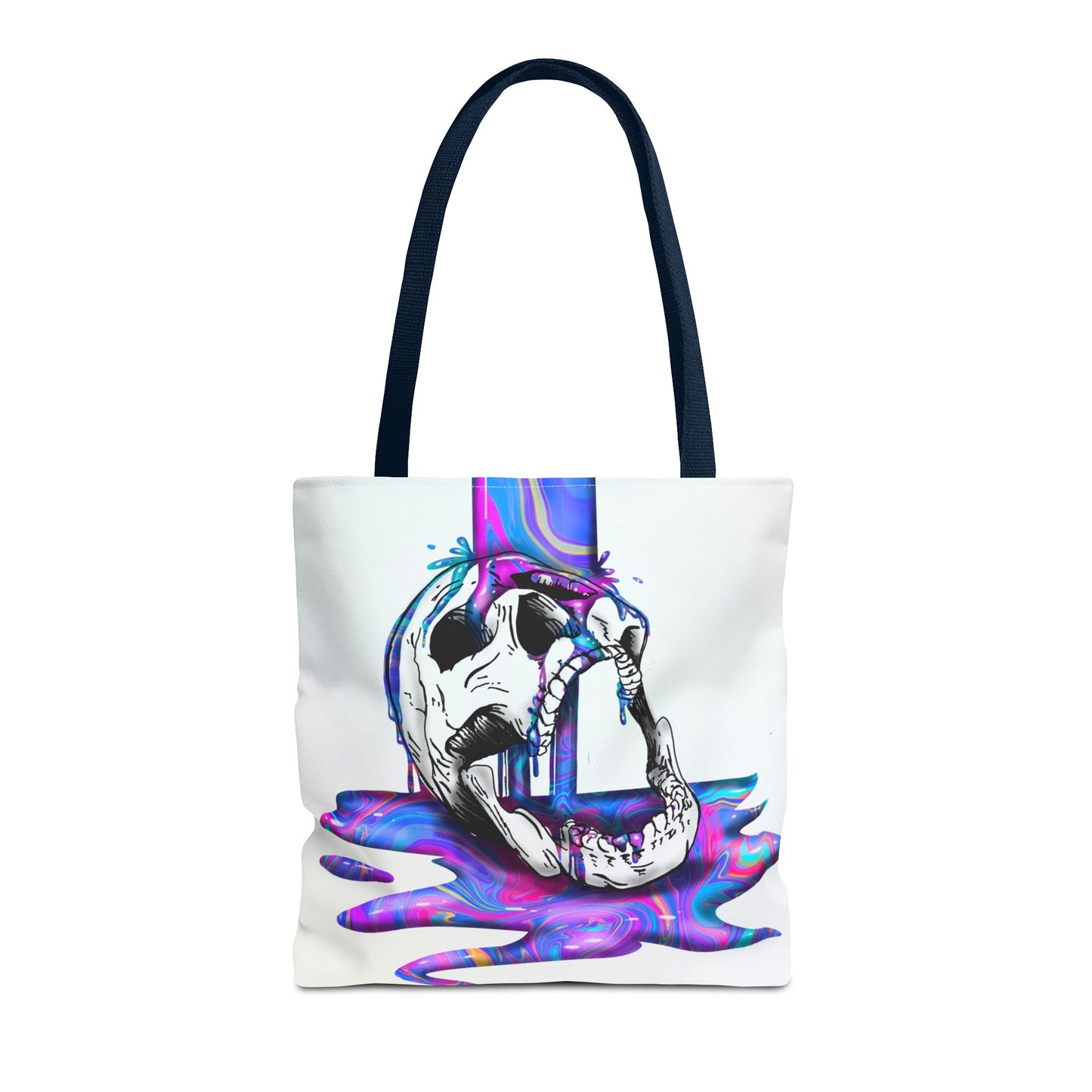 Painted Skull Halloween Tote Bag