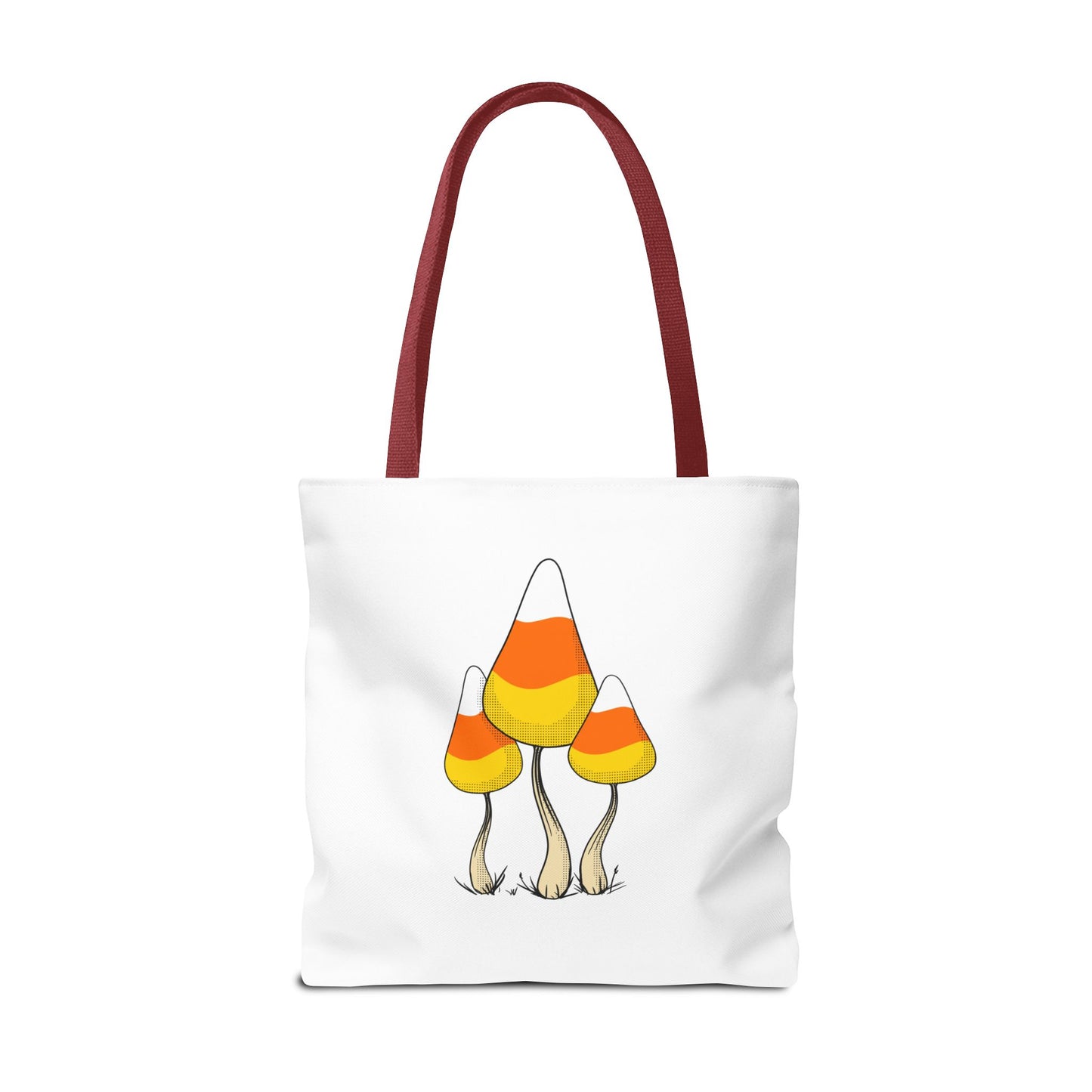 Candy Corn Mushroom Halloween Tote Bag